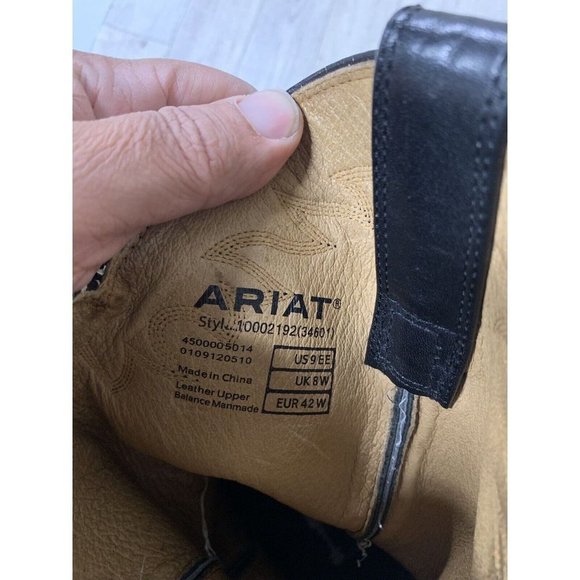 Ariat 34601 Sedona Western BOOT Black‎ US 9EE - Picture 7 of 16
